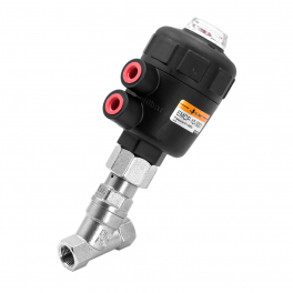 EMCP-15-50S2 Угловой клапан с пневмоуправлением (привод из полимера)