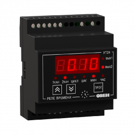Микропроцессорное реле времени двухканальное УТ24-Д.Р