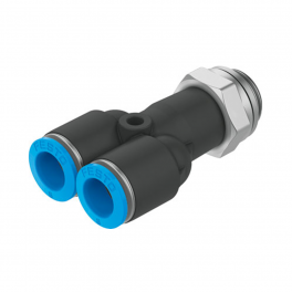 QSY-G1/4-8 Y-образное соединение с цанговым зажимом и резьбой